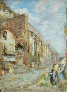 Milan, Columns of San Lorenzo, 1940